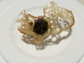 Chef Dave Beran Course: Caviar with Whipped Beurre Blanc, Toast