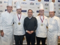 Young Chef Paris Dreibelbis with Chefs Keller, Boulud and Michael Fabbro of Ora King_Photo_Credit_BryanSteffy