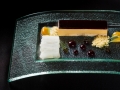 Chef Mourad Lahlqu = Foie Gras, Huckleberry, Daikon, Burnt Honey and Chestnut -Anthony Mair