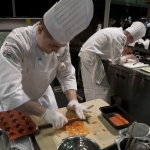 Bocuse d'Or 2010 at The Culinary Institute of America. Contestant James Kent