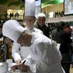 Bocuse d'Or 2010 at The Culinary Institute of America. Chef Thomas Keller and Chef Jerome Bocuse
