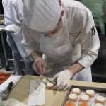 Bocuse d'Or 2010 at The Culinary Institute of America. Contestant James Kent