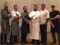 L-R: Chefs K.Fink, D.Galicia, A. Wiseheart, A.Natera, J.Peraza, O.Flores